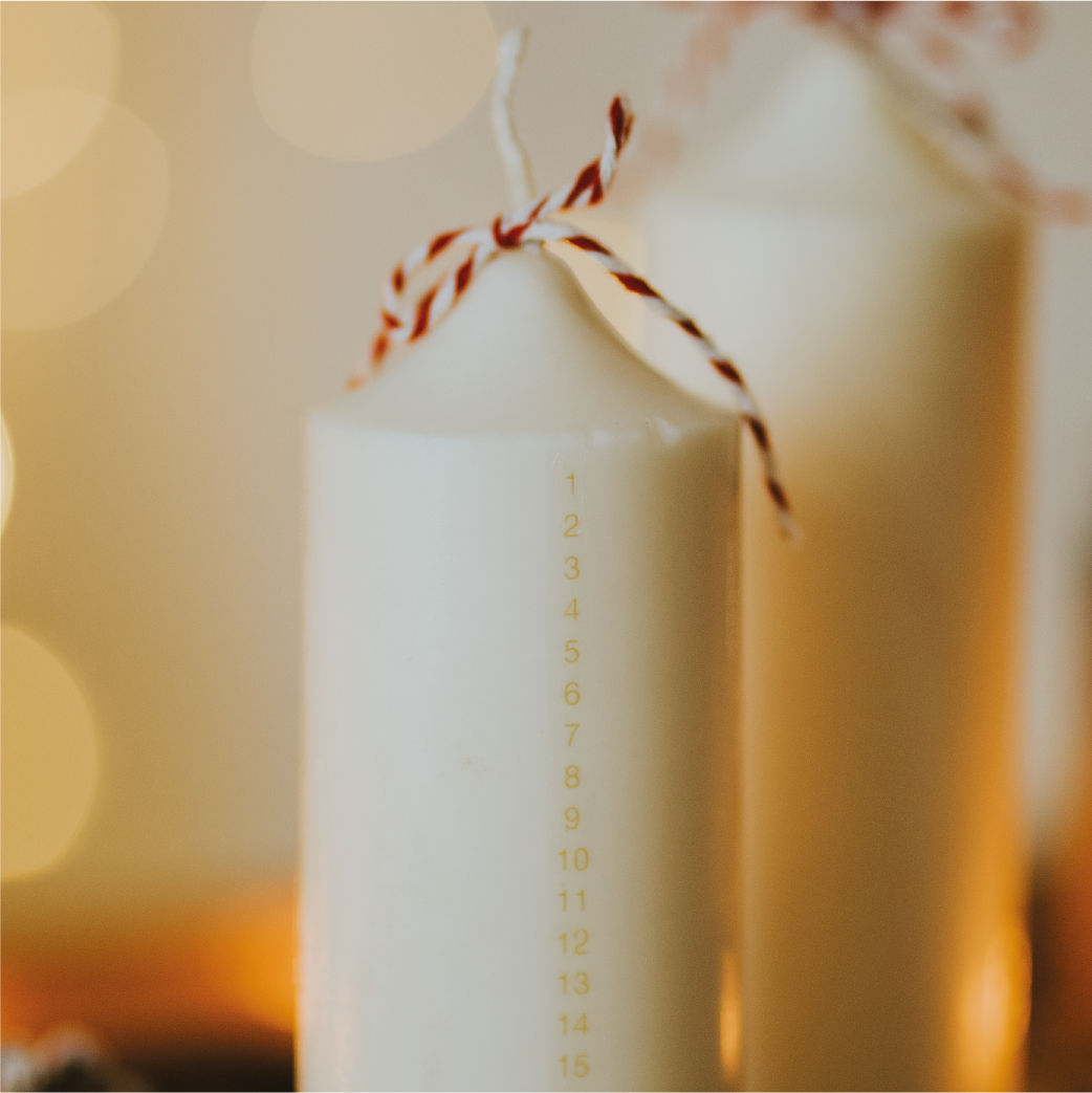 Vela Calendário do Advento