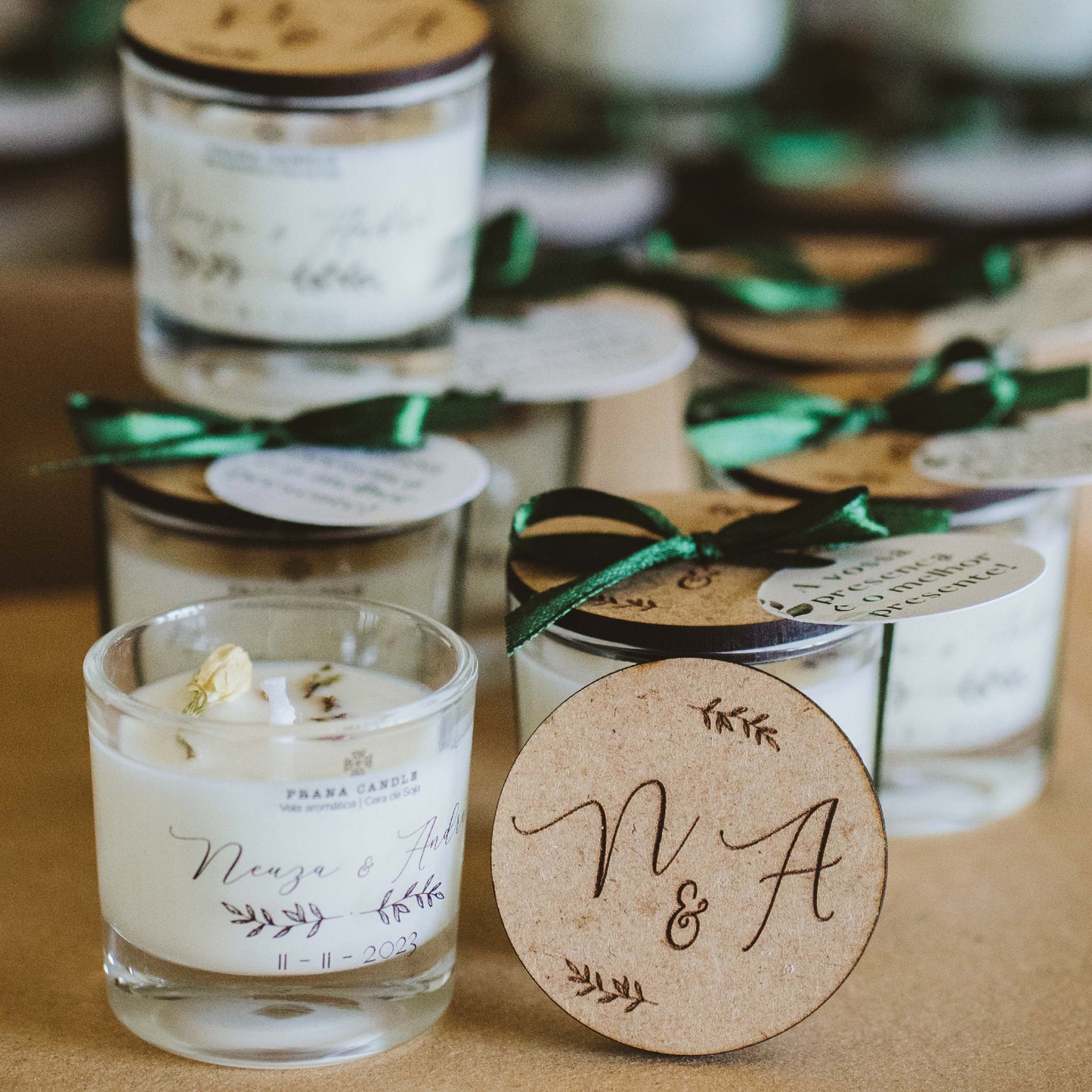 Mini Velas de Copo (50g) para lembranças